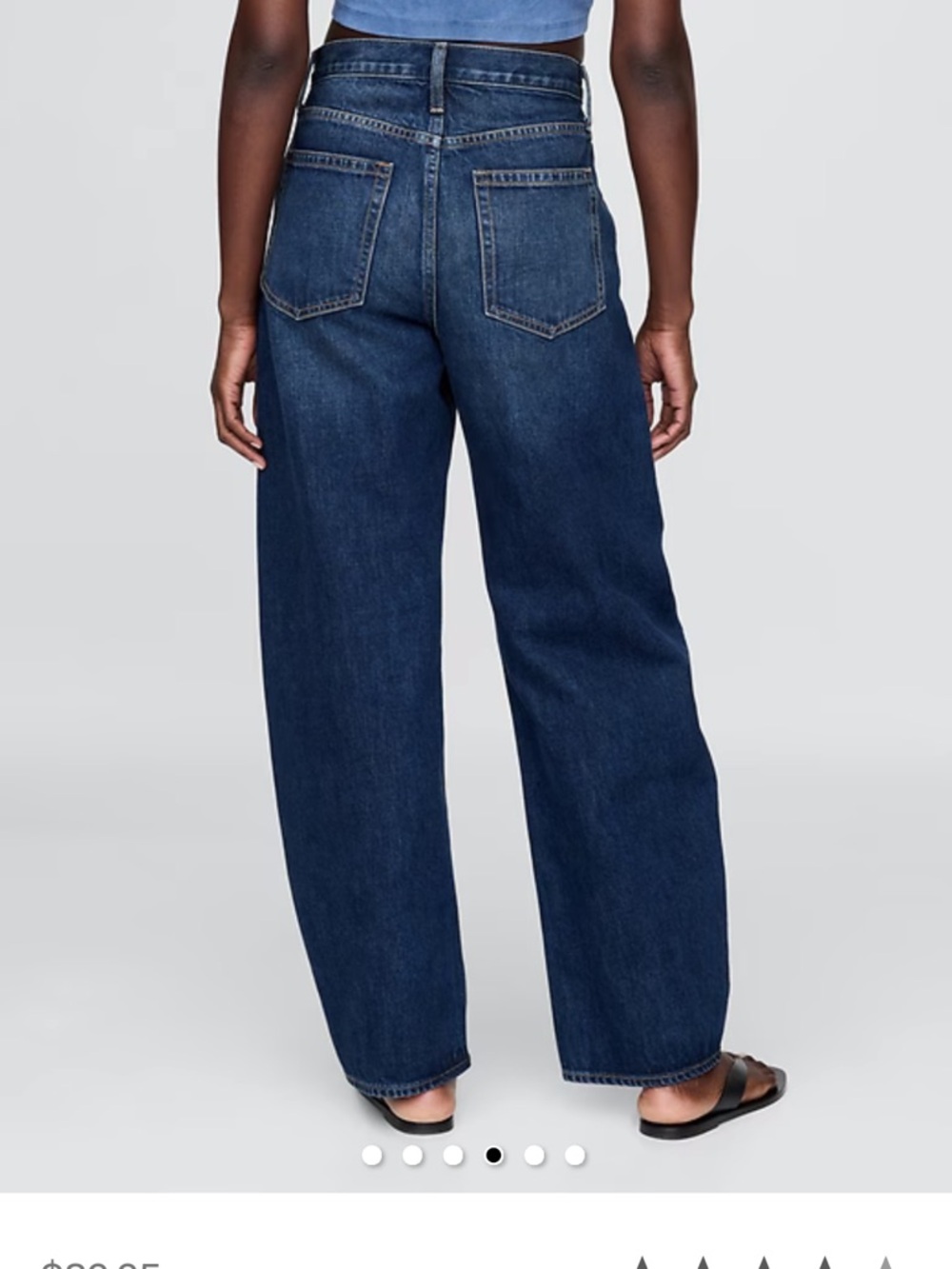GAP High Rise Barrel Jeans - Picture 2 of 4